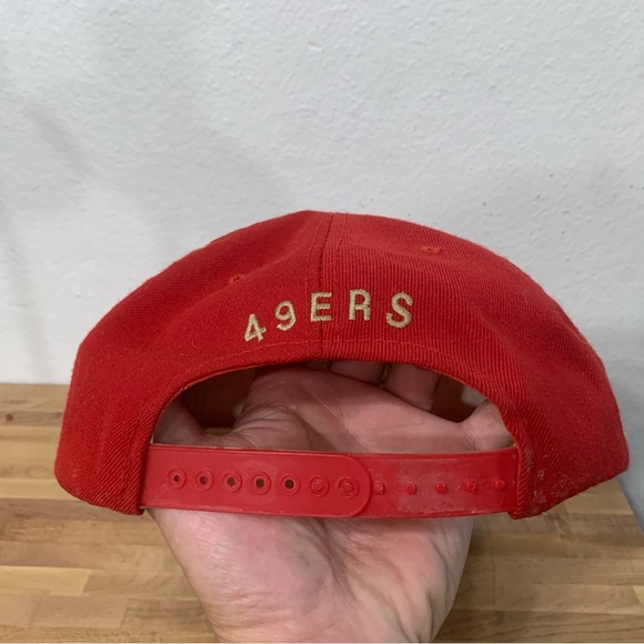 Vintage NFL New Era Pro Model Wool Blend Snap Back Hat San Francisco 49ers  Cap - Picture 10 of 10